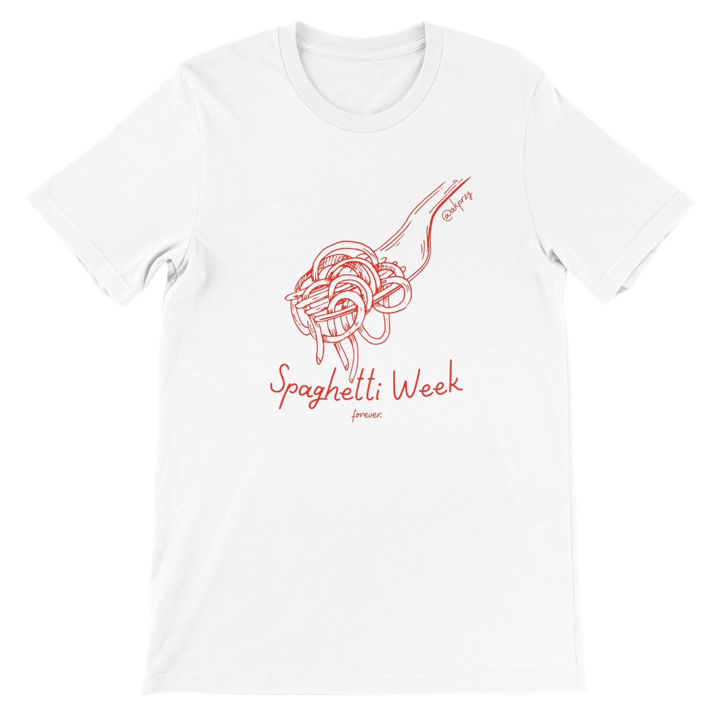 Premium Unisex Crewneck T-shirt - Spaghetti Week