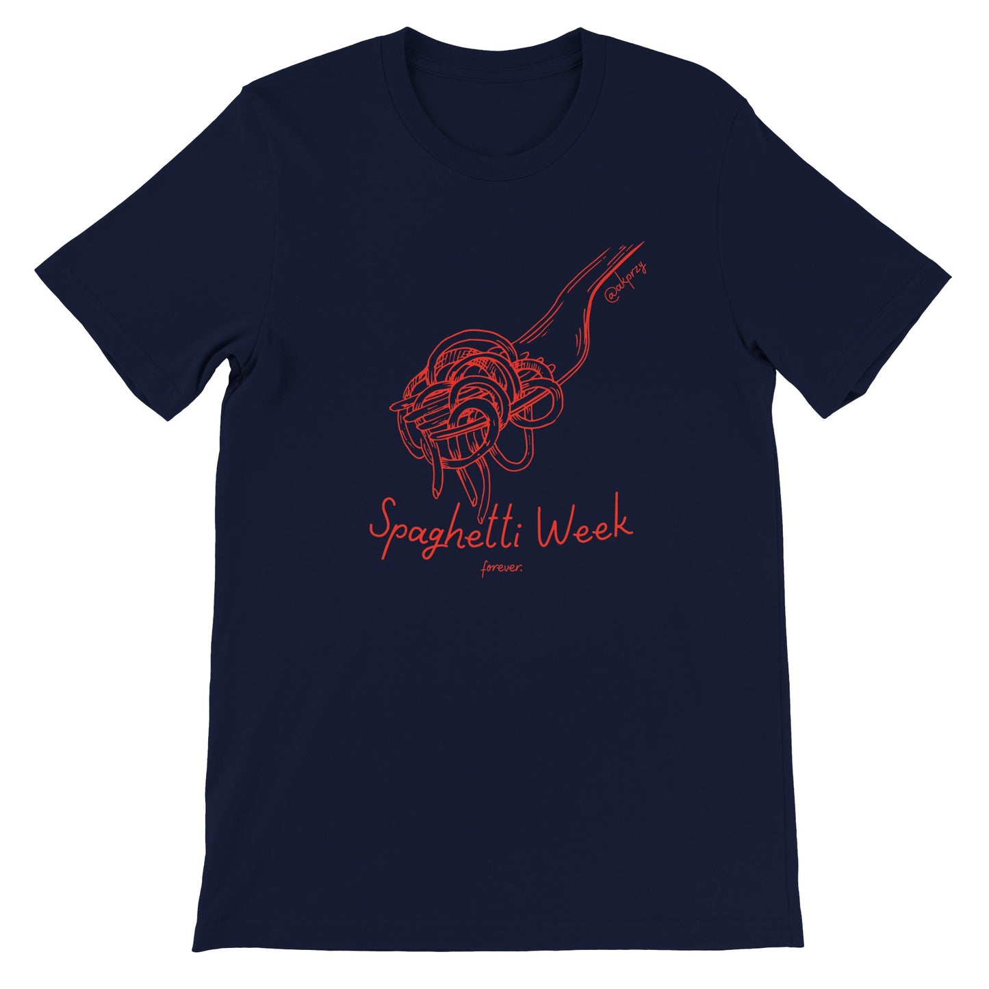 Premium Unisex Crewneck T-shirt - Spaghetti Week