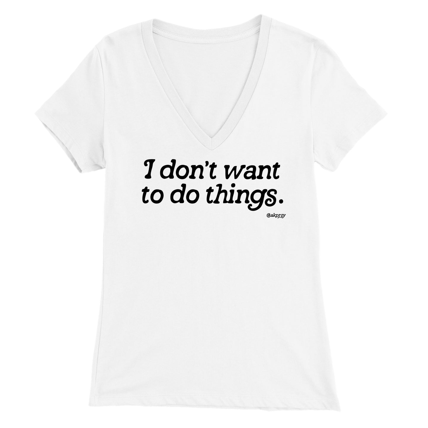 Premium Womens V-Neck T-shirt