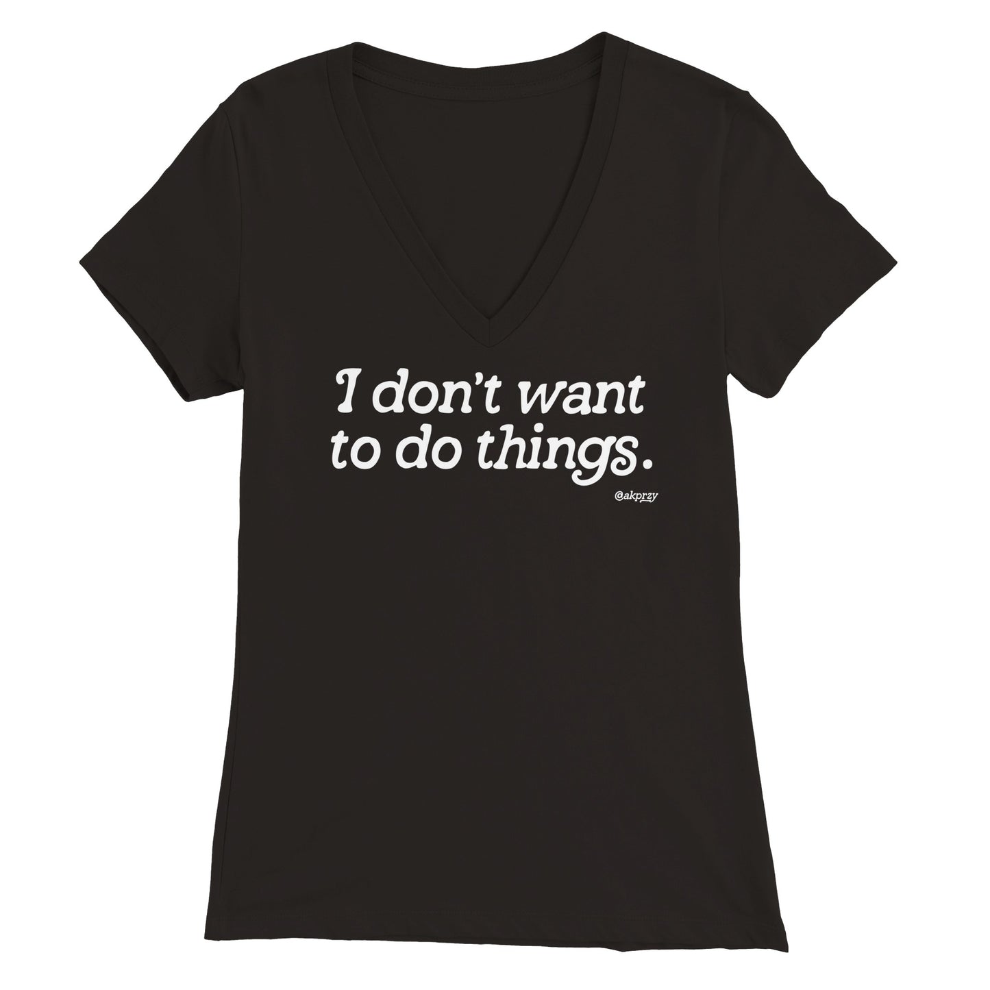Premium Womens V-Neck T-shirt