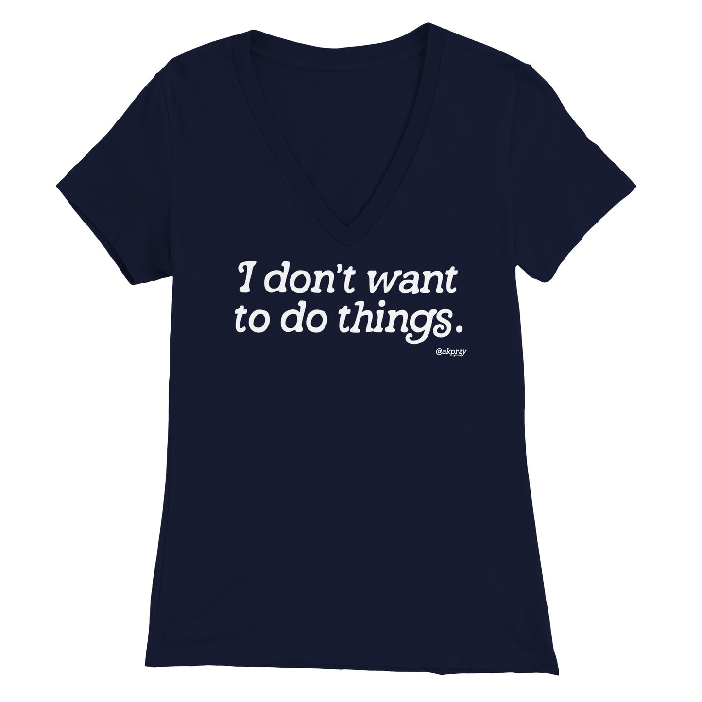 Premium Womens V-Neck T-shirt