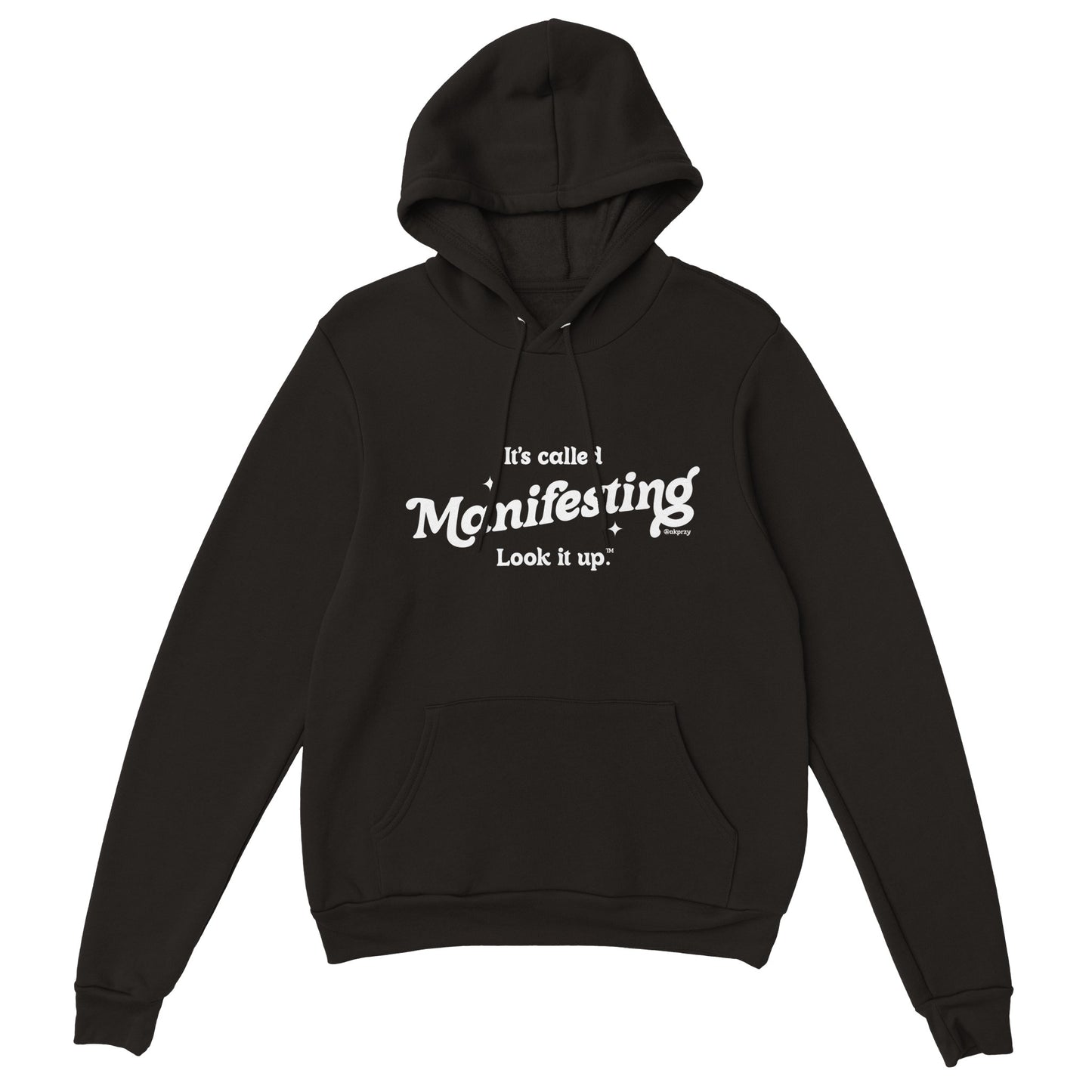 Premium Unisex Pullover Hoodie - plain print manifesting