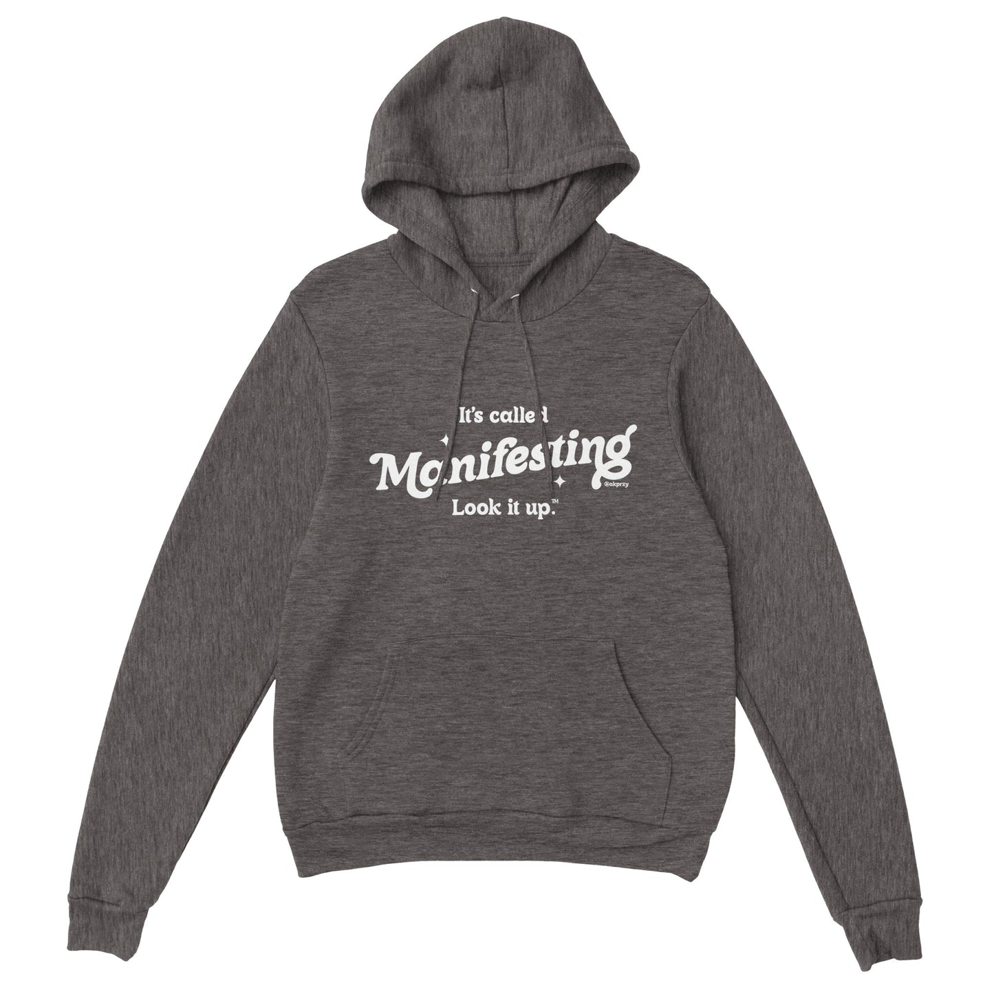 Premium Unisex Pullover Hoodie - plain print manifesting
