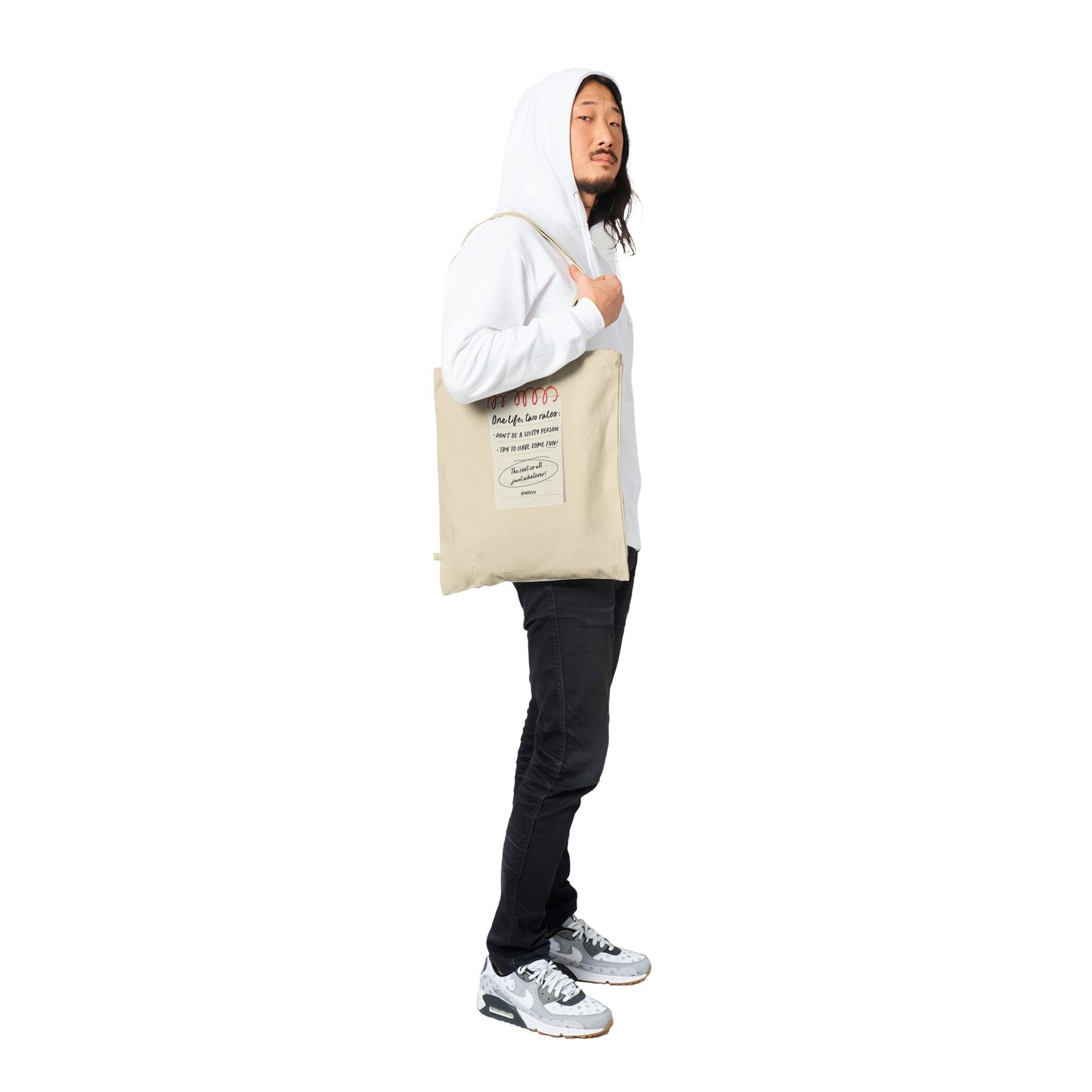 Premium Tote Bag - One Life, Two Rules